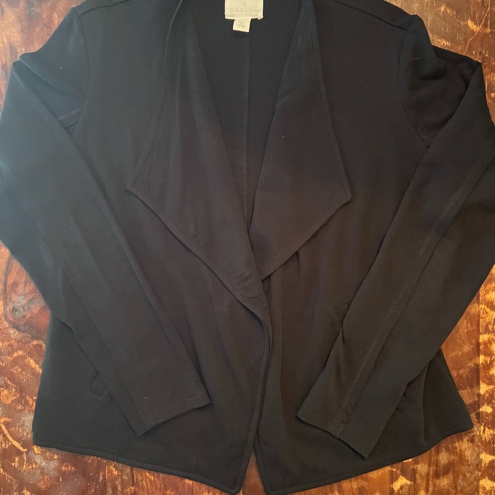 Caslon black blazer jacket in size large. Worn once.